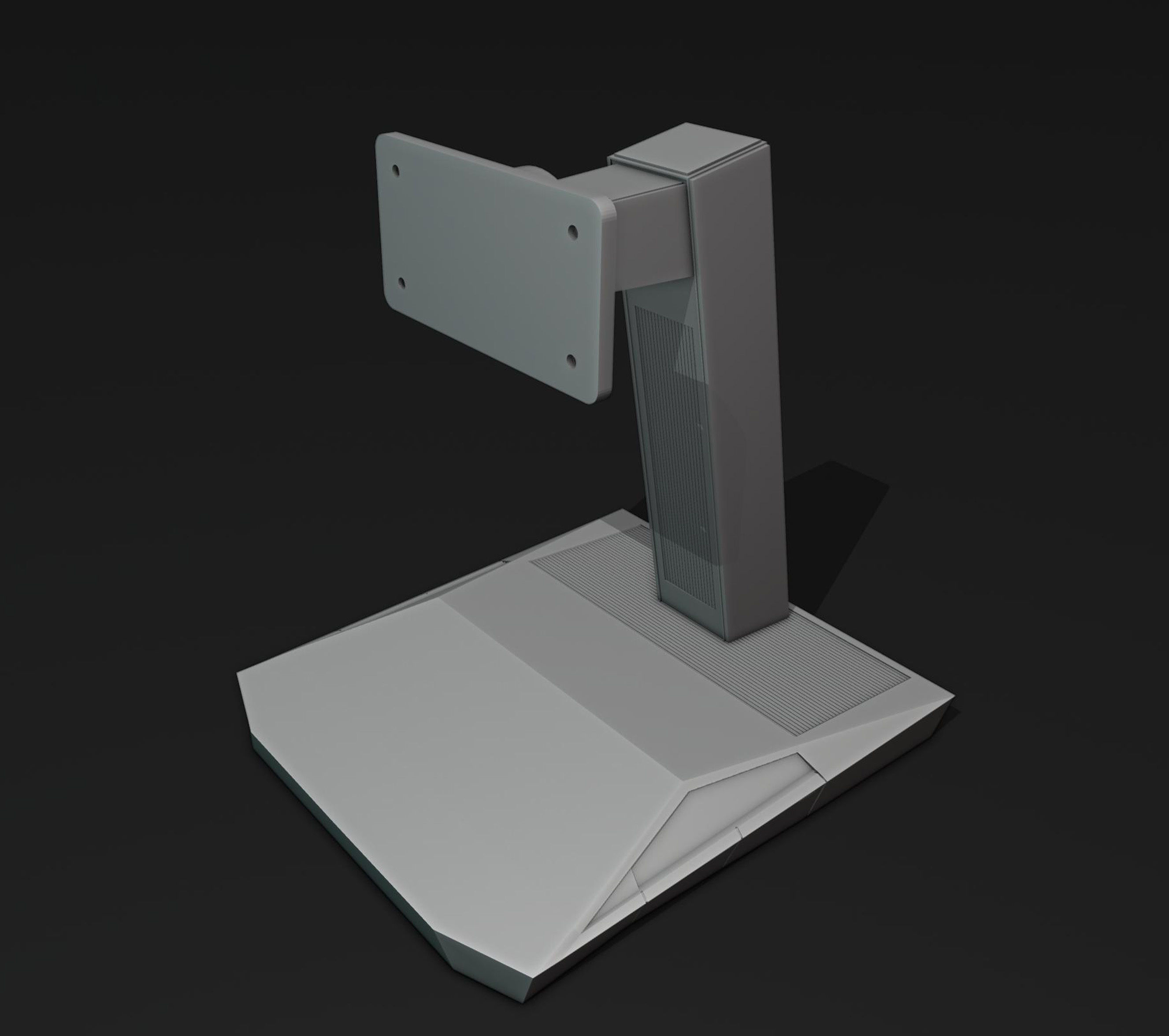 Monitor Stand Mount 6 3D print model_1