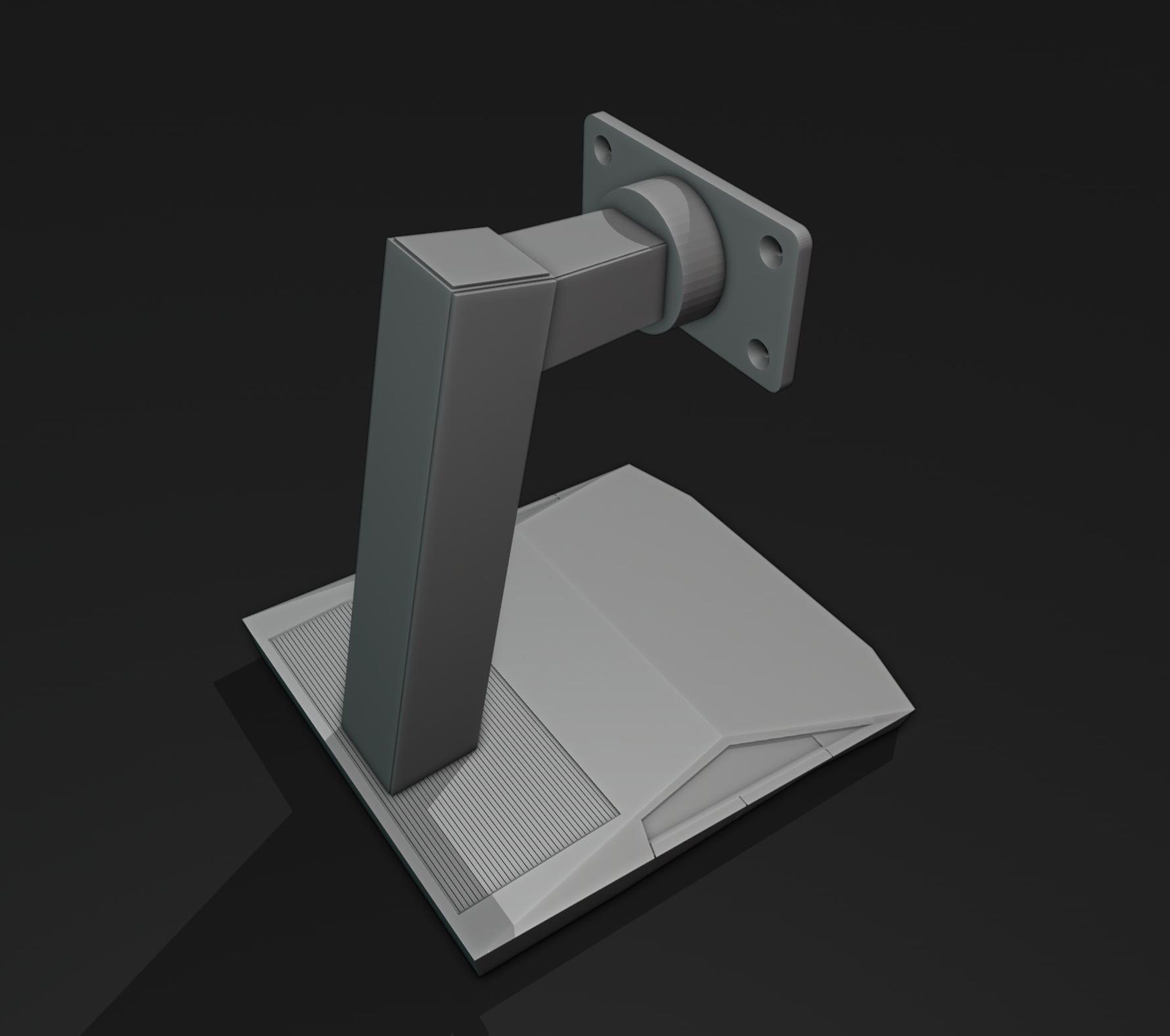 Monitor Stand Mount 6 3D print model_2