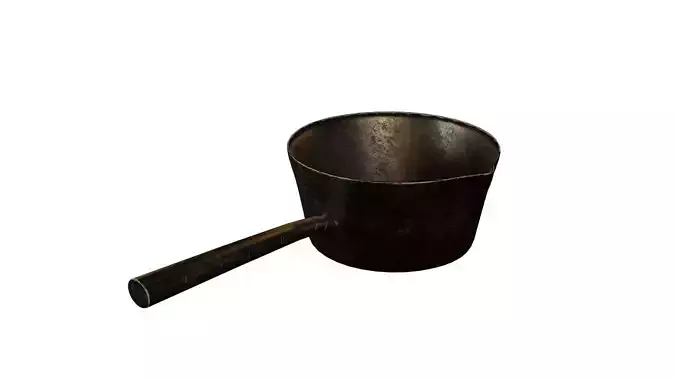 Low Poly Cooking Pan and Pot