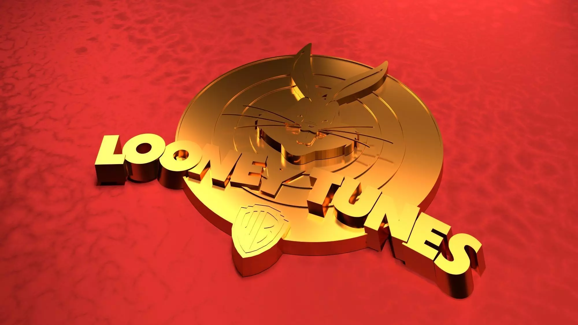Looney Tunes Logo Free 3D model