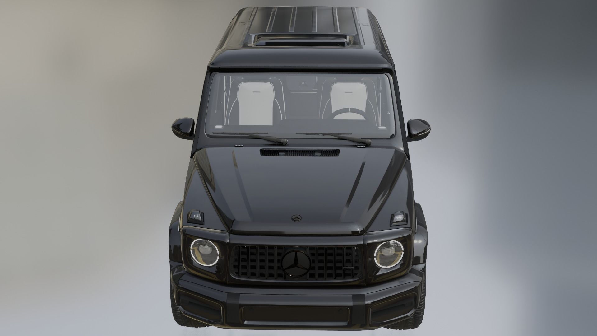 Mersedes-Benz G63 AMG Low-poly 3D model_1