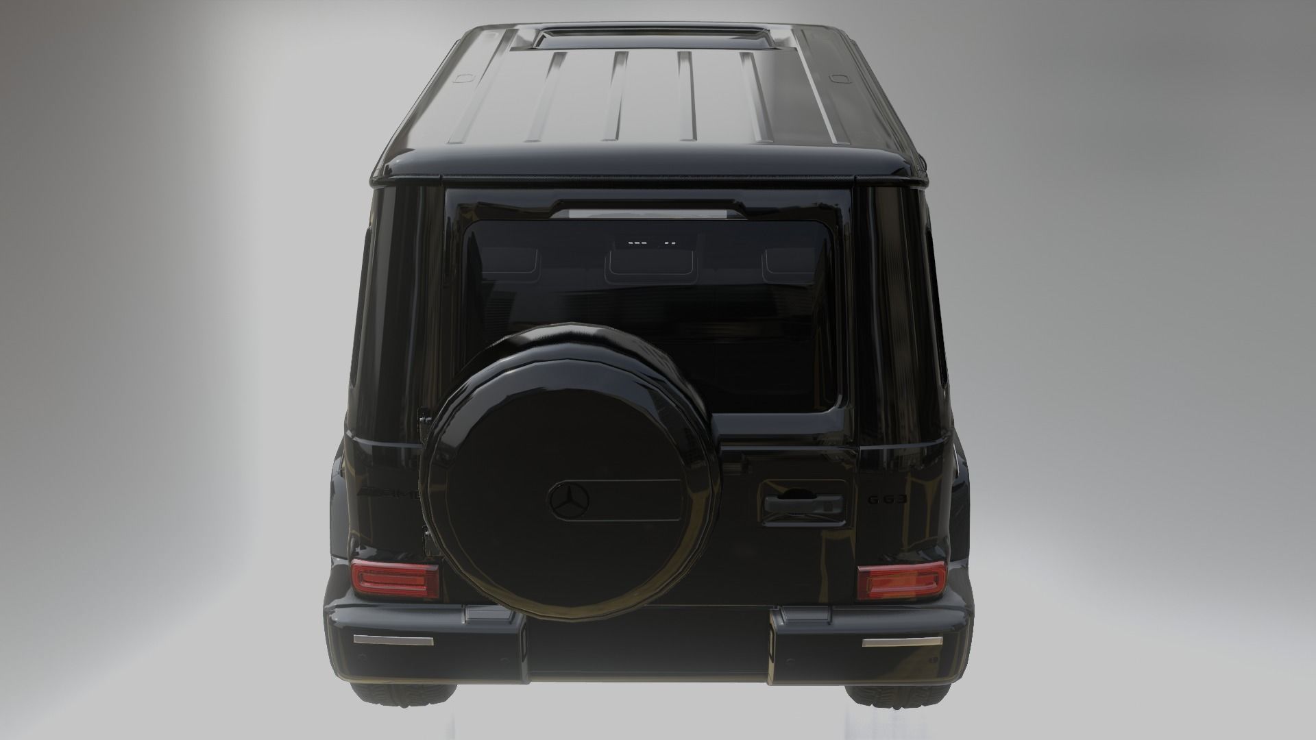 Mersedes-Benz G63 AMG Low-poly 3D model_4
