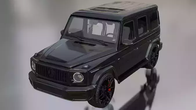 Mersedes-Benz G63 AMG Low-poly 3D model