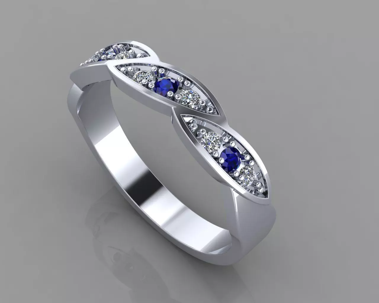 Engagement wedding ring ready to 3d print 3D print model