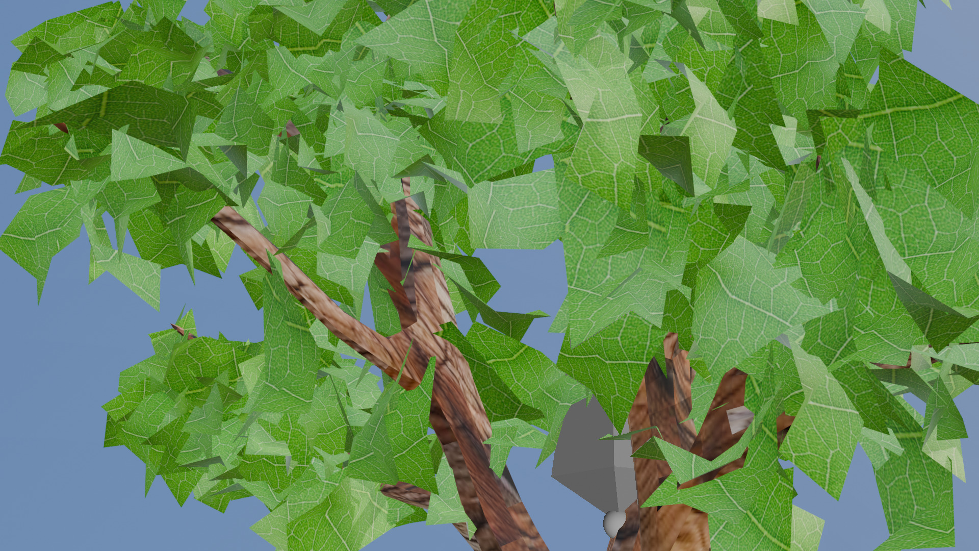 UNE HACHE Low-poly 3D model_4
