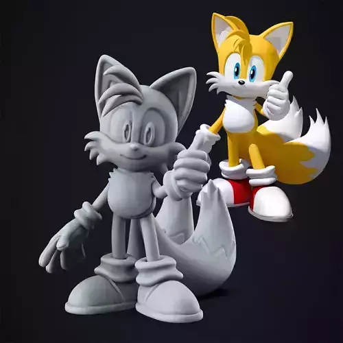 Tails - Sonic The Hedgehog 3D Printing model 3D print model