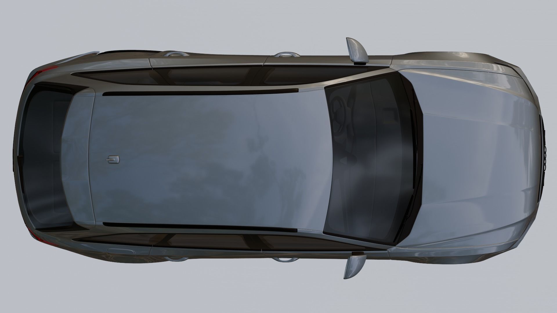 audi RS6 Low-poly 3D model_2