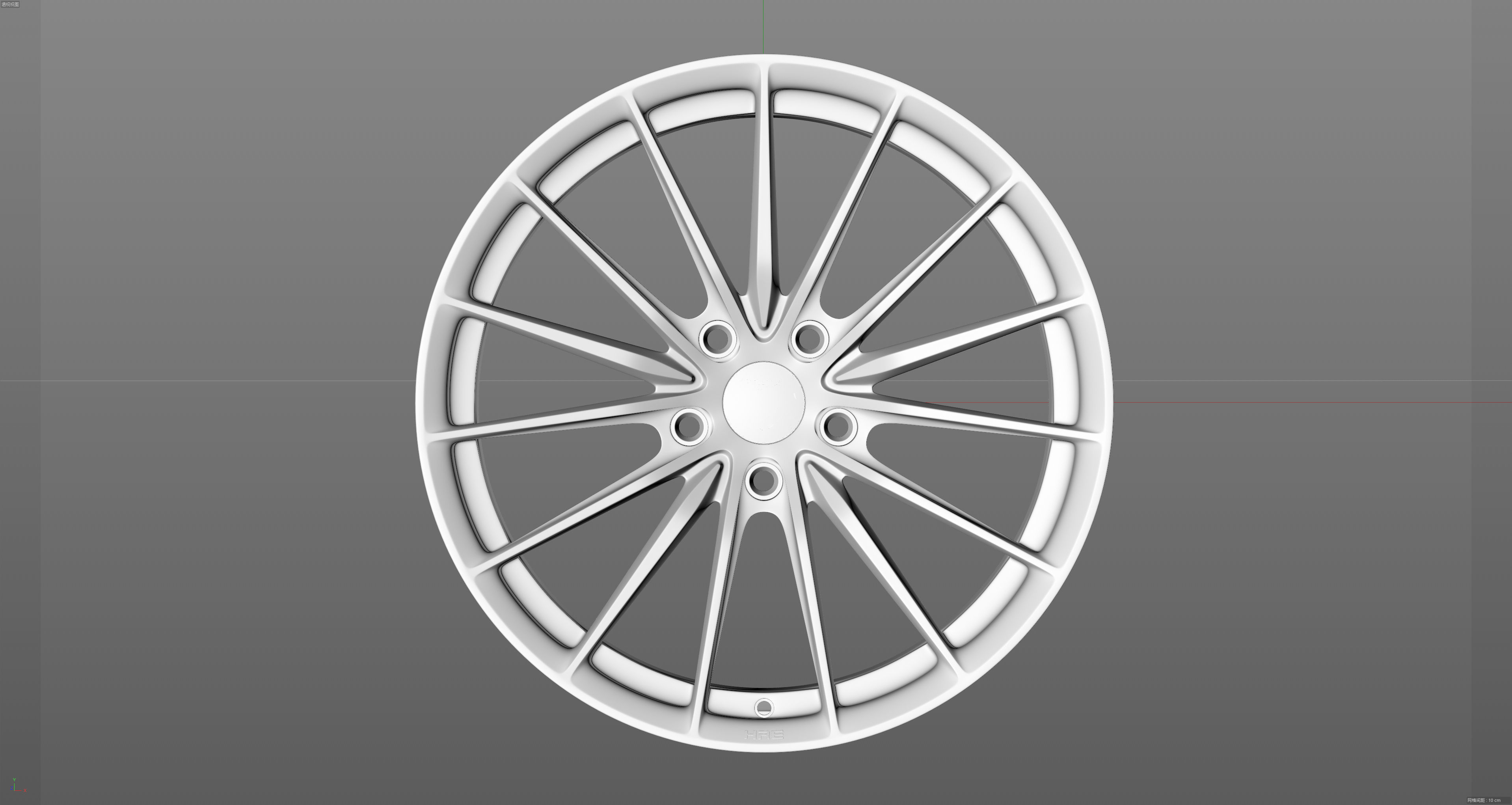 HRE SeriesP1 P103 Low-poly 3D model_13