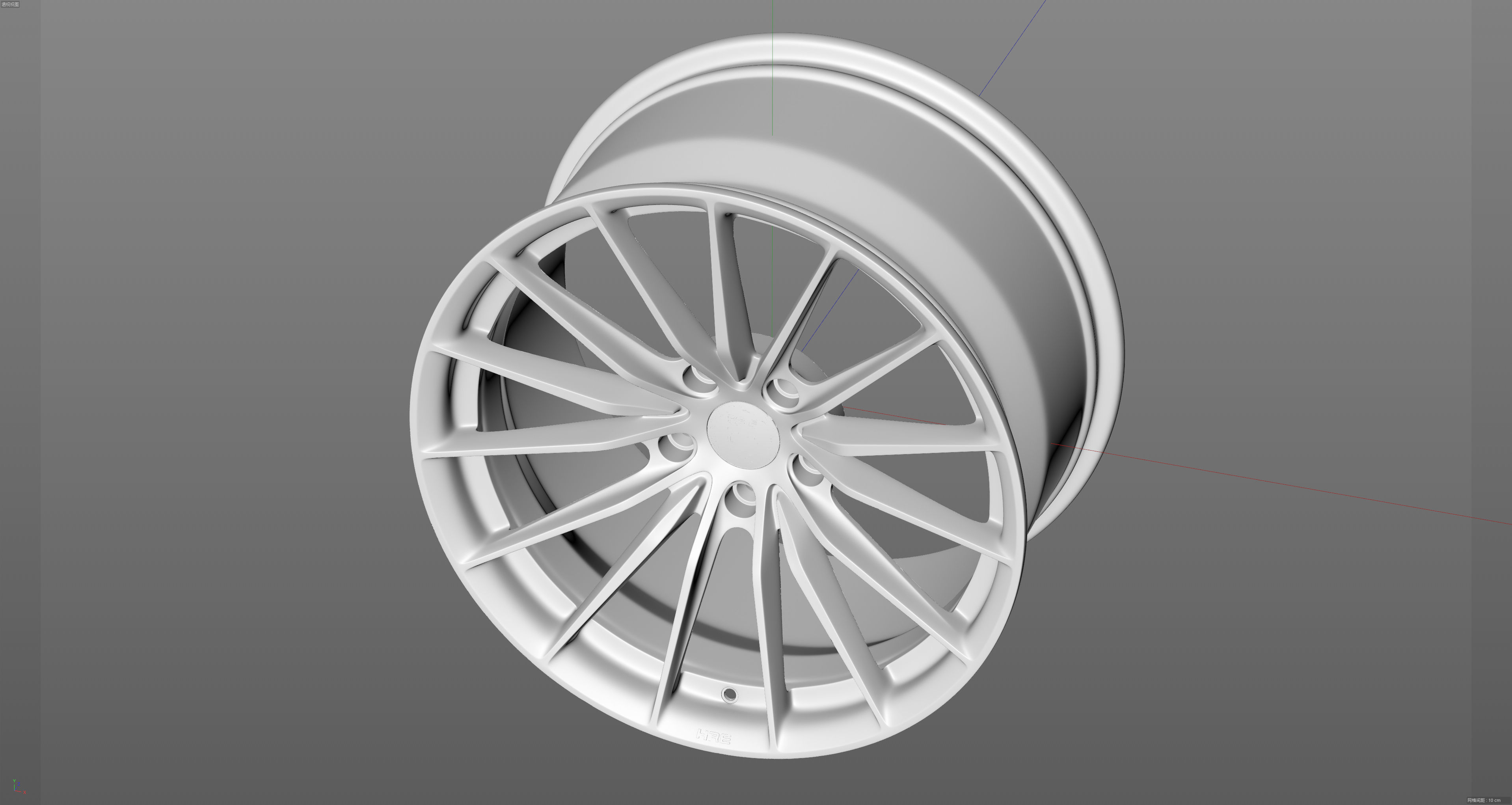 HRE SeriesP1 P103 Low-poly 3D model_14