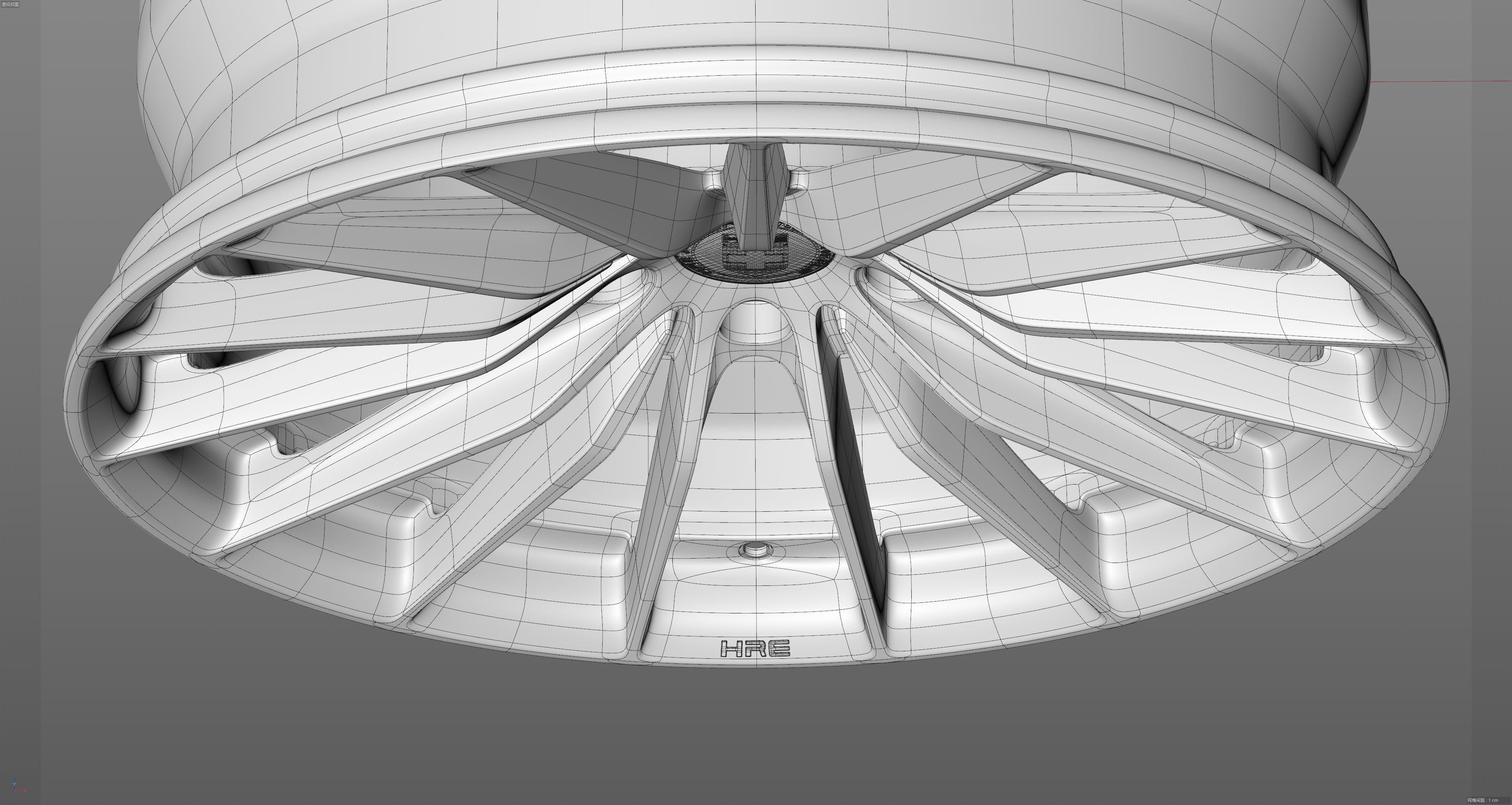 HRE SeriesP1 P103 Low-poly 3D model_32