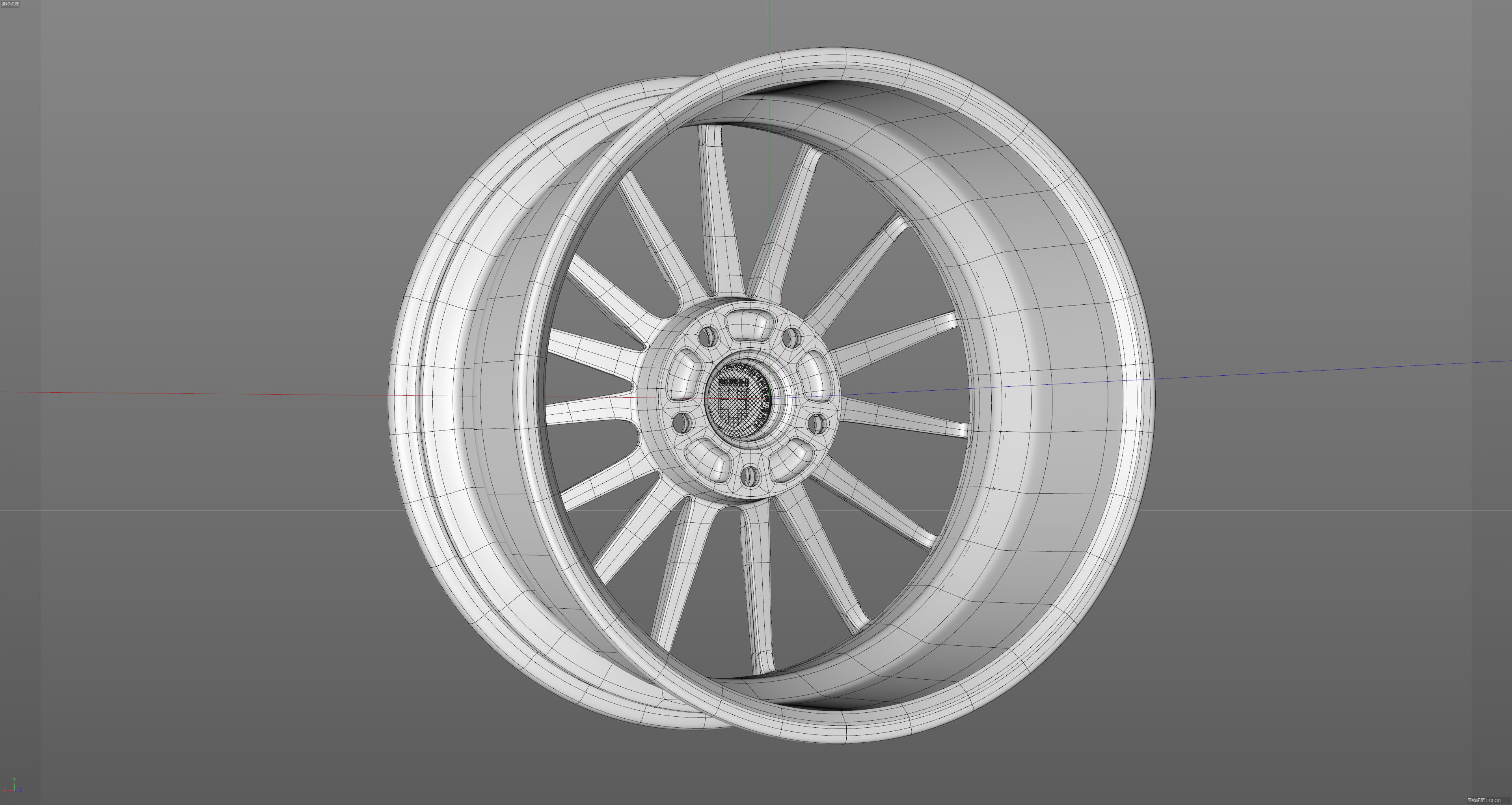 HRE SeriesP1 P103 Low-poly 3D model_26