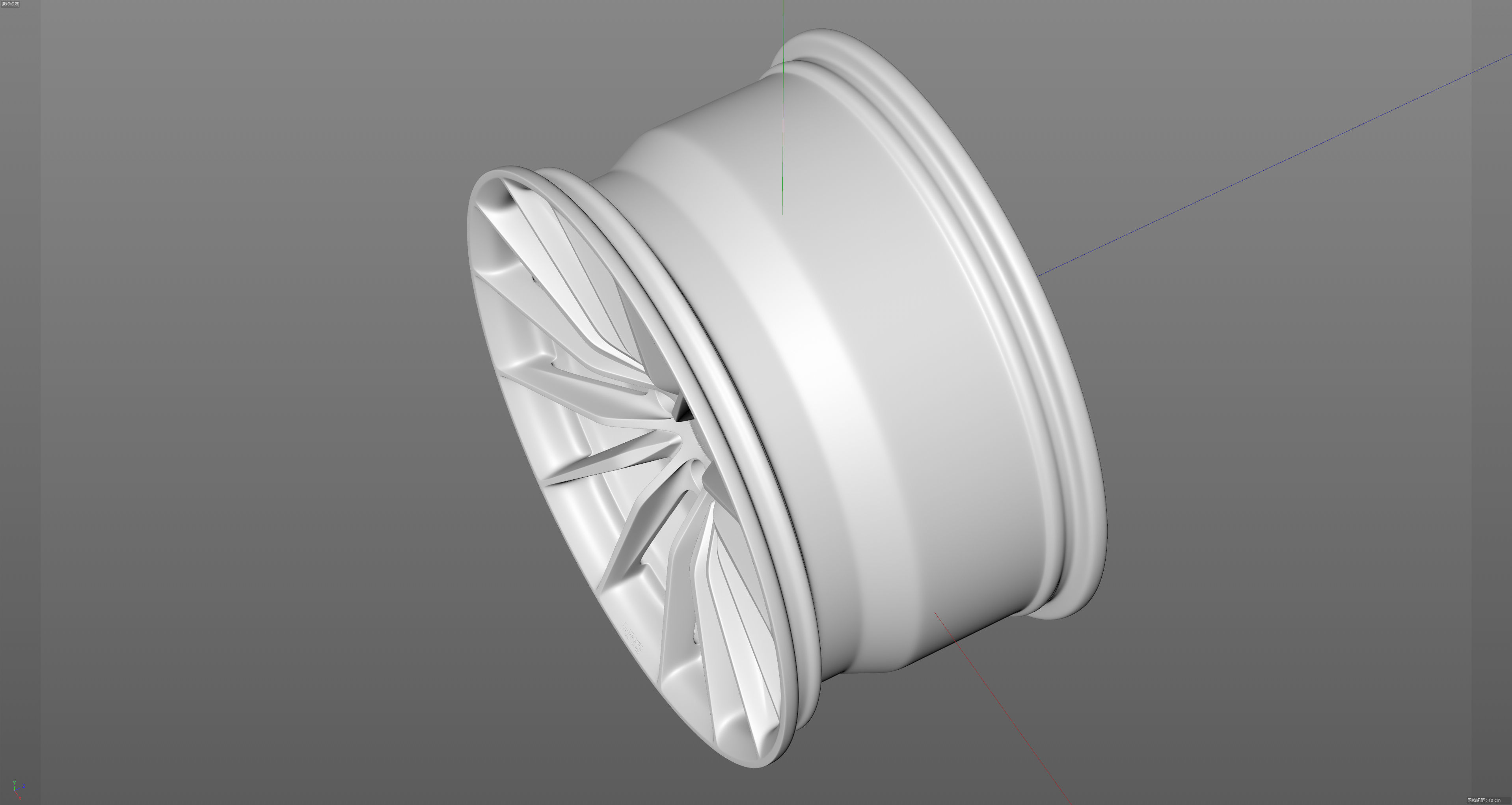 HRE SeriesP1 P103 Low-poly 3D model_17