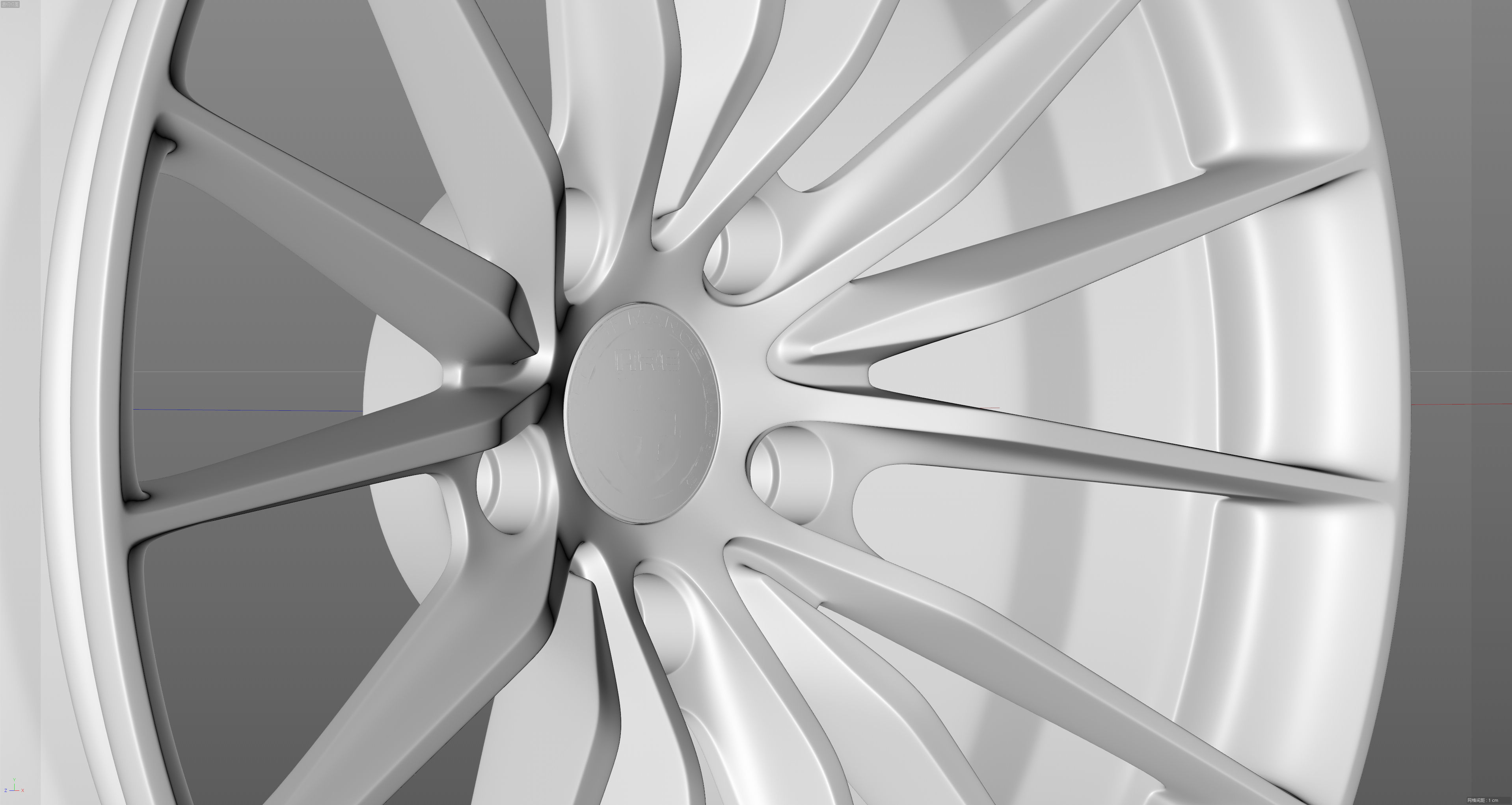 HRE SeriesP1 P103 Low-poly 3D model_20