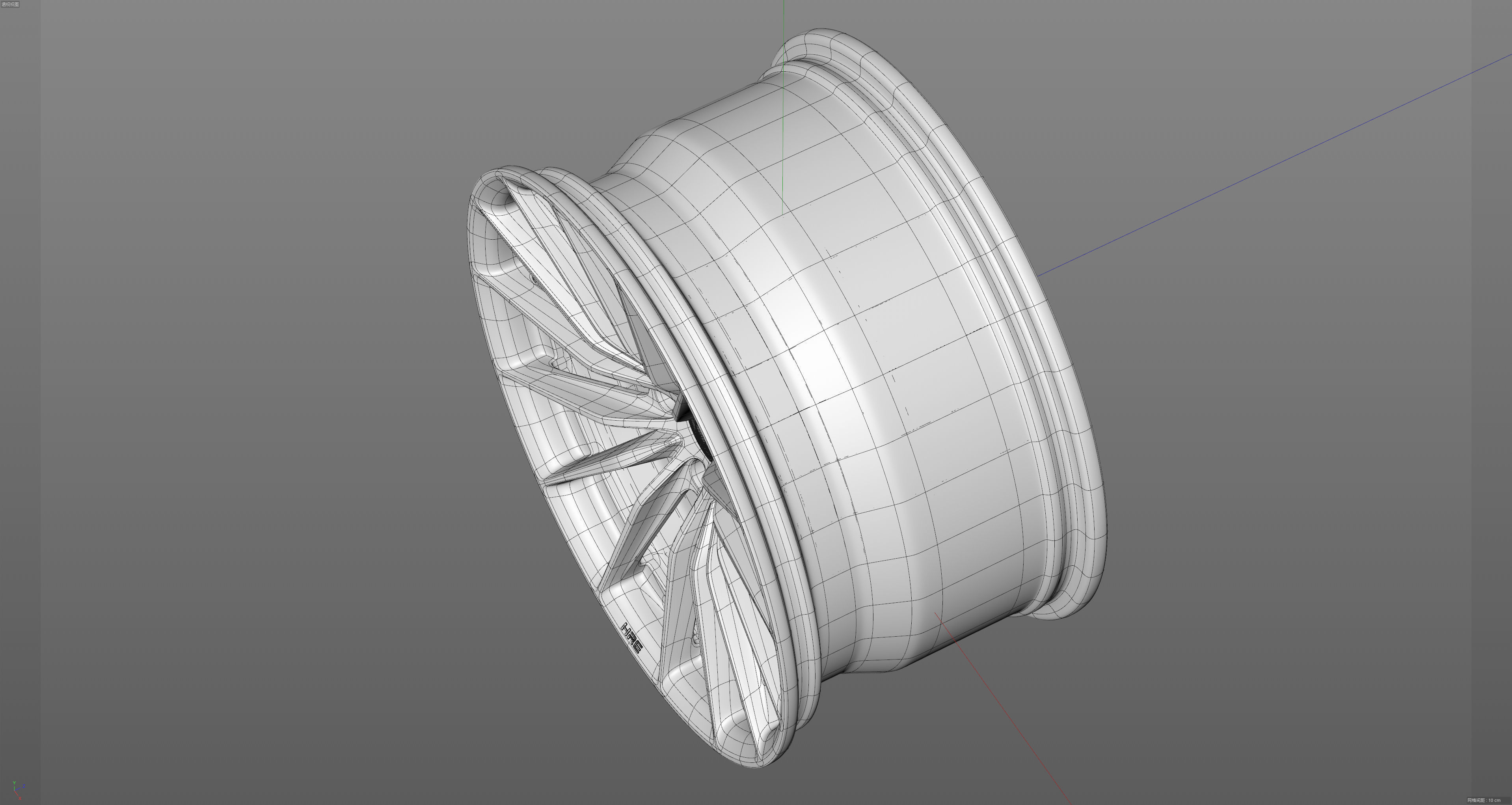 HRE SeriesP1 P103 Low-poly 3D model_28