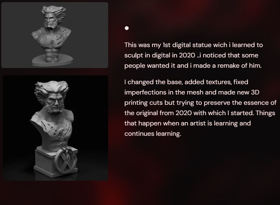 WOLVERINE 3D print model_2