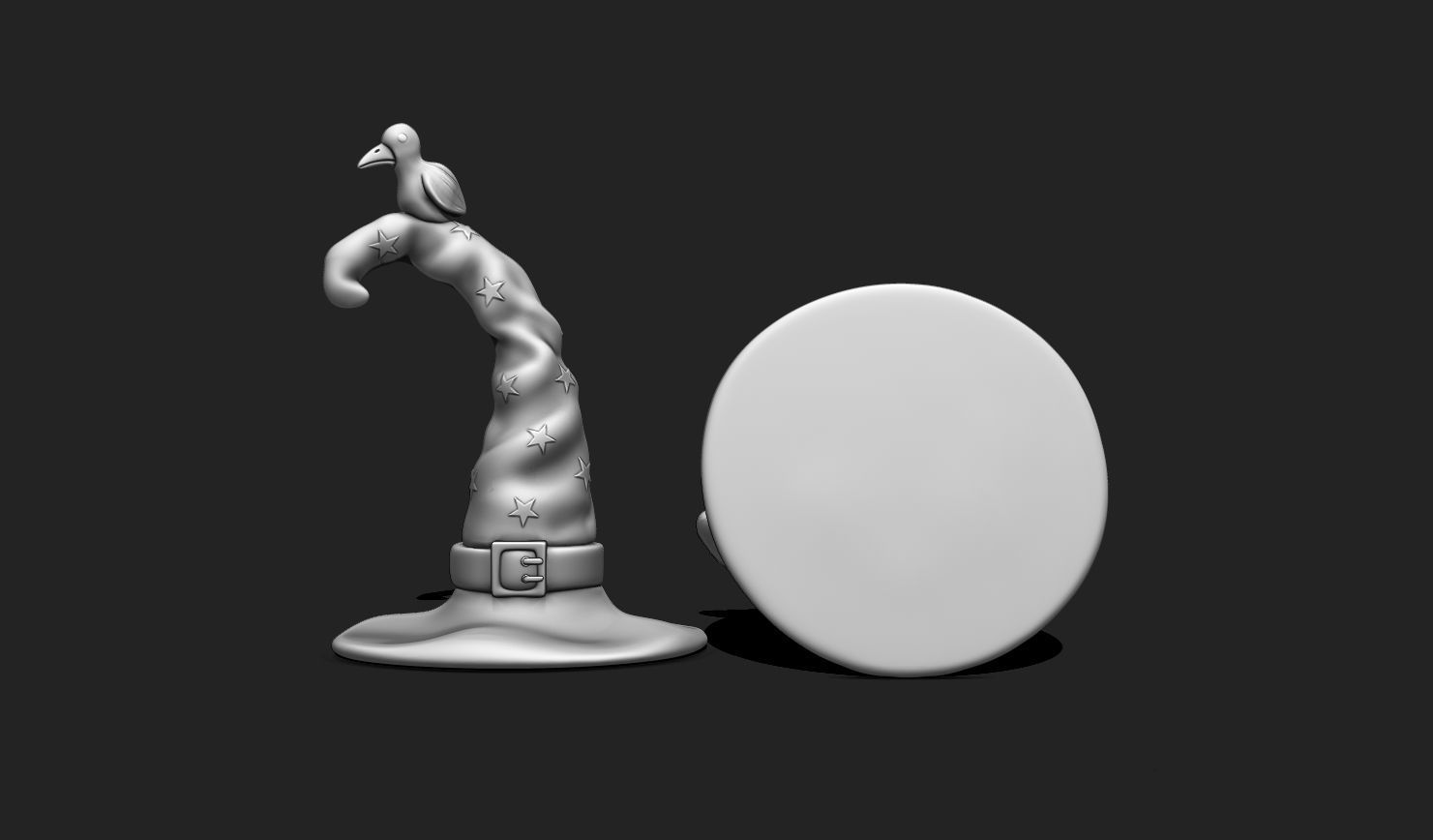 Witch Hat Halloween - 3D STL File for 3D Printing 3D print model_9