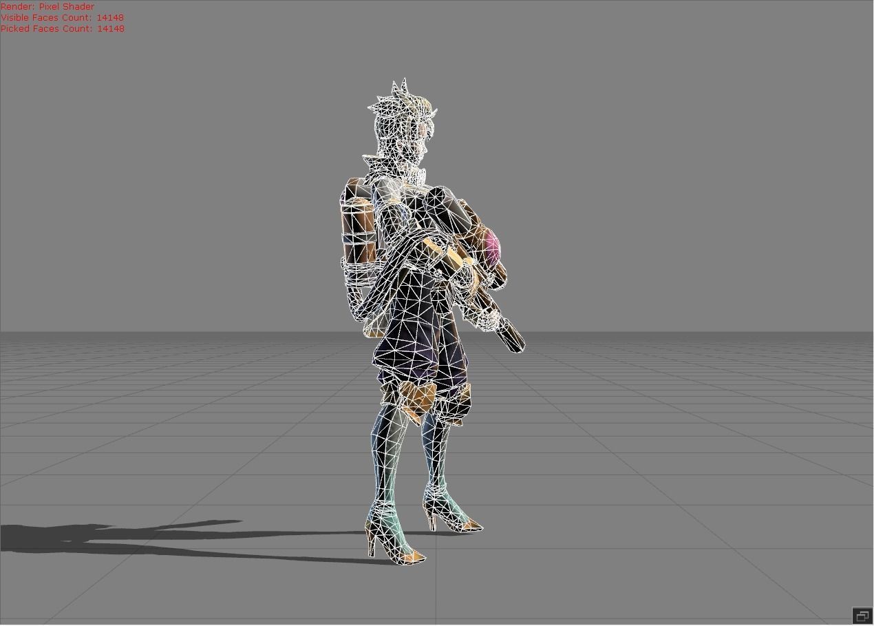 Kimmy Jetpack Rebel Low-poly 3D model_5