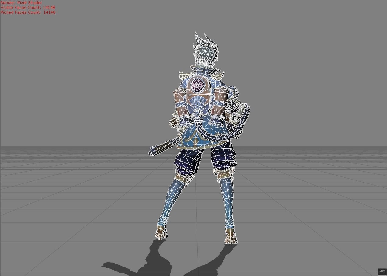 Kimmy Jetpack Rebel Low-poly 3D model_7