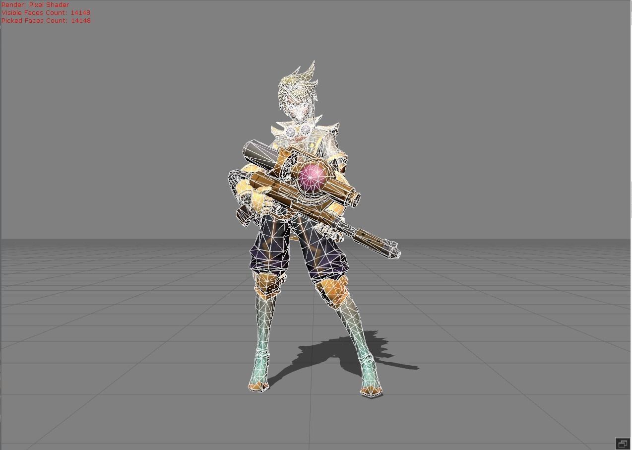 Kimmy Jetpack Rebel Low-poly 3D model_4