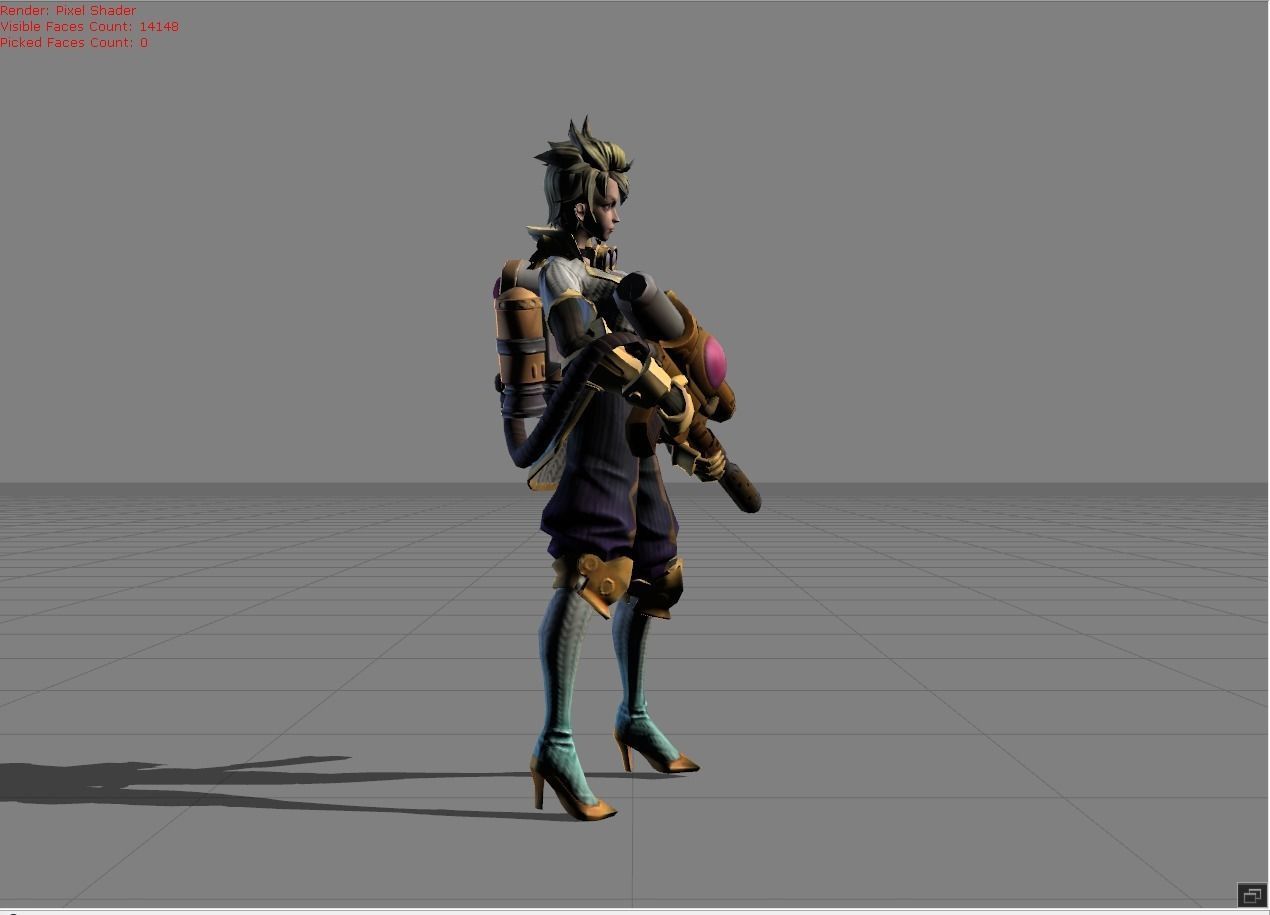 Kimmy Jetpack Rebel Low-poly 3D model_1