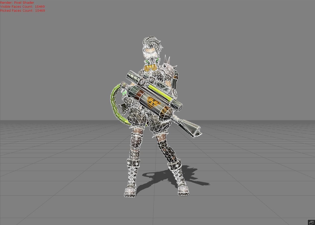 Kimmy Bio Frontier Low-poly 3D model_4