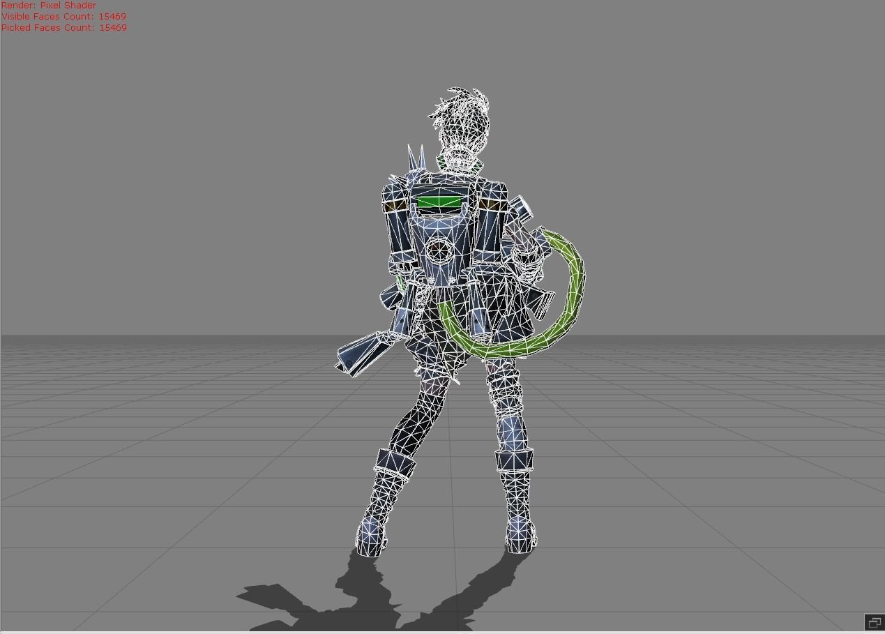 Kimmy Bio Frontier Low-poly 3D model_7