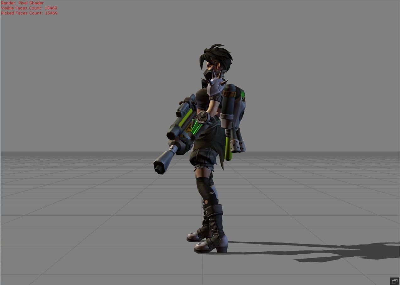 Kimmy Bio Frontier Low-poly 3D model_2