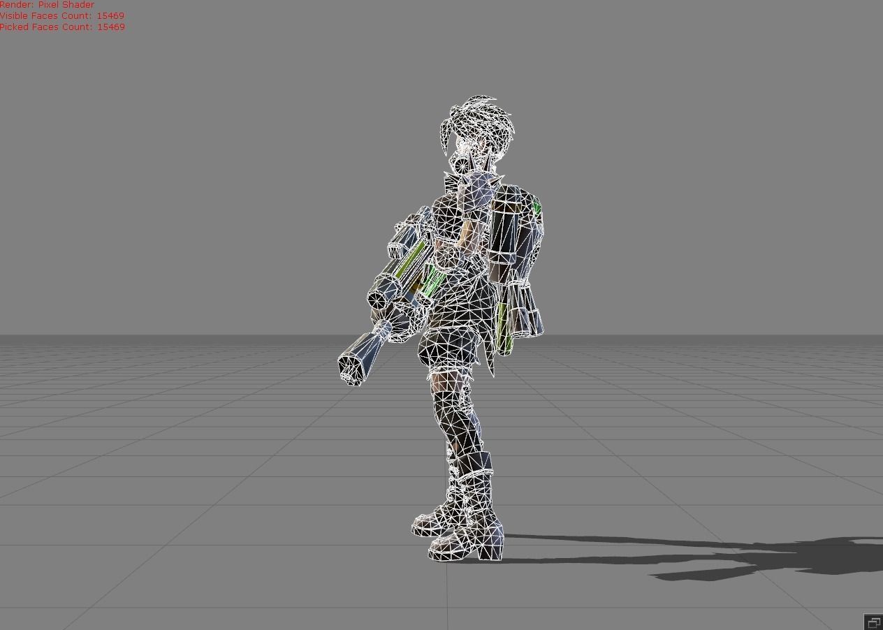 Kimmy Bio Frontier Low-poly 3D model_6