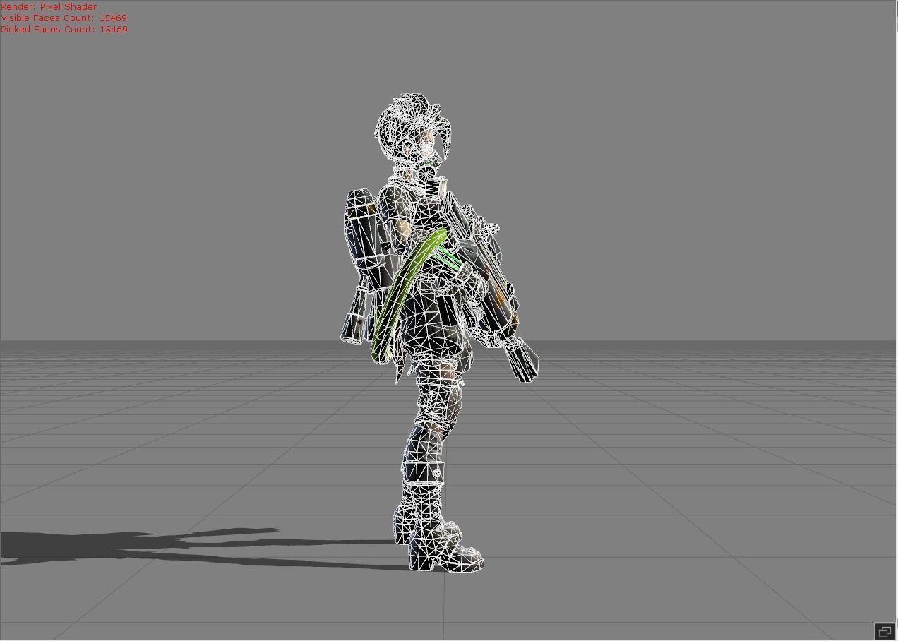 Kimmy Bio Frontier Low-poly 3D model_5