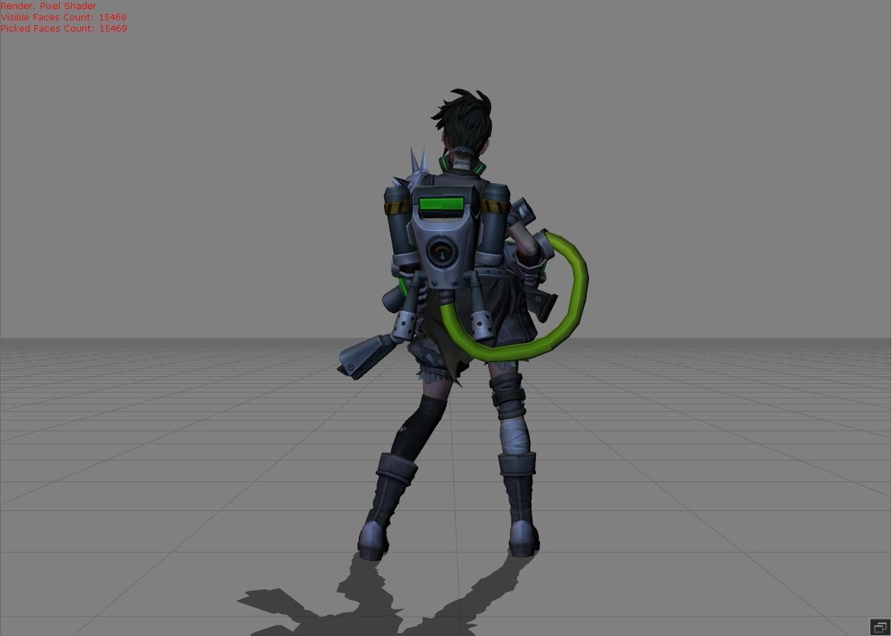 Kimmy Bio Frontier Low-poly 3D model_3