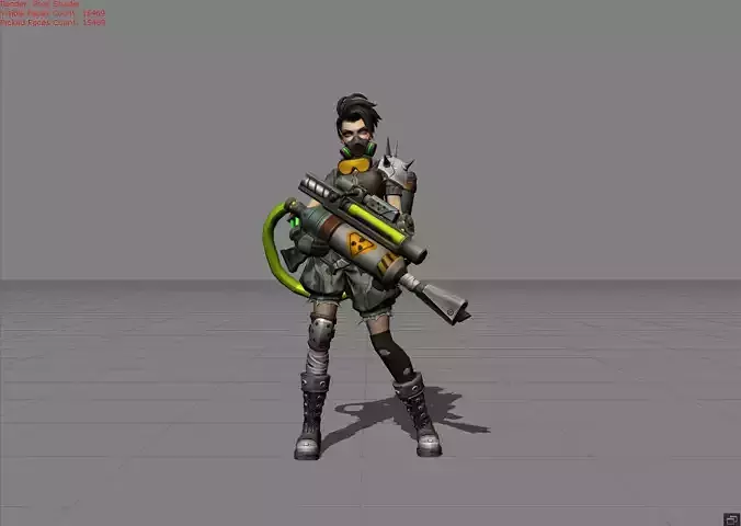 Kimmy Bio Frontier Low-poly 3D model