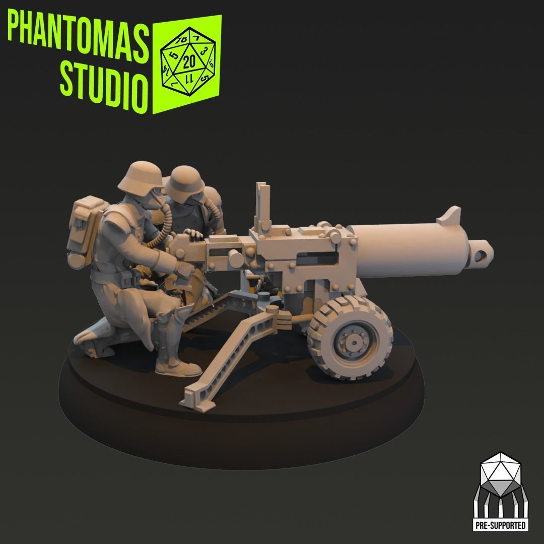 Lycan Heavy Bolter 3D print model_2