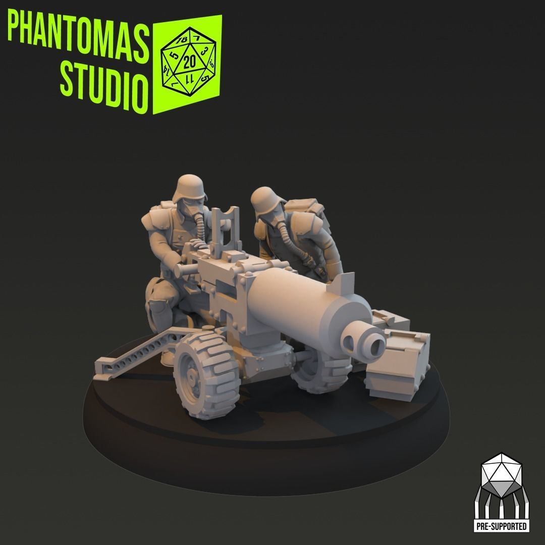 Lycan Heavy Bolter 3D print model_3