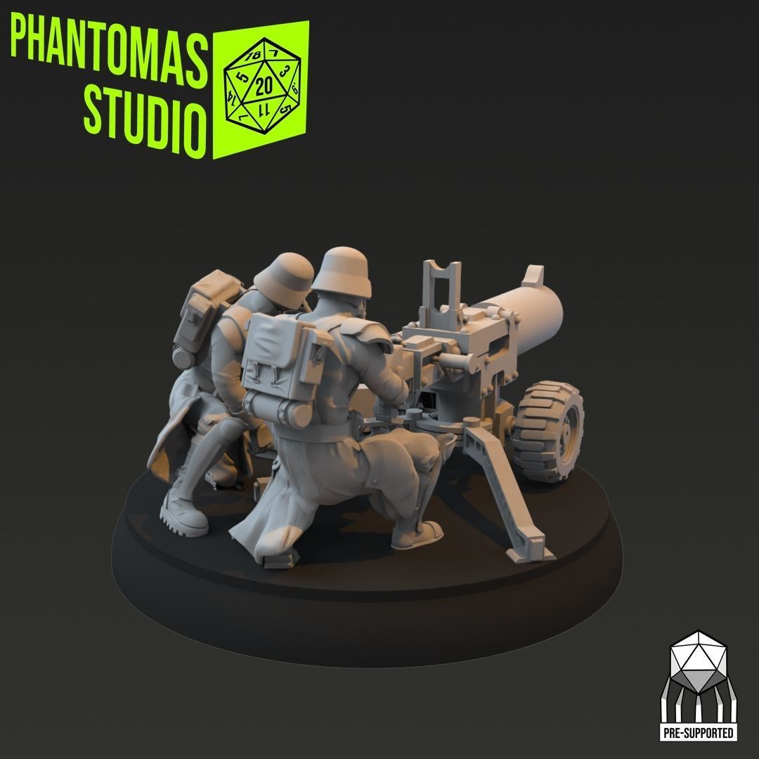 Lycan Heavy Bolter 3D print model_1