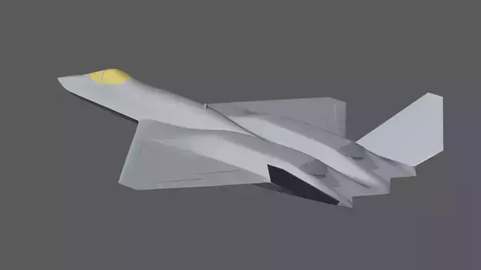 yf-23 3D print model