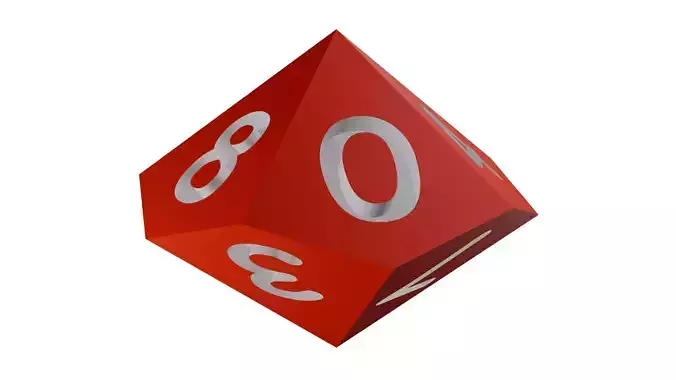 Dungeons and Dragons D10 1s Die Re-Modeled