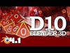 Dungeons and Dragons D10 10s Die Re-Modeled 3D model_1