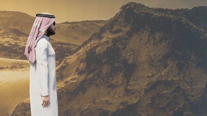 Arabic Guy Free low-poly 3D model