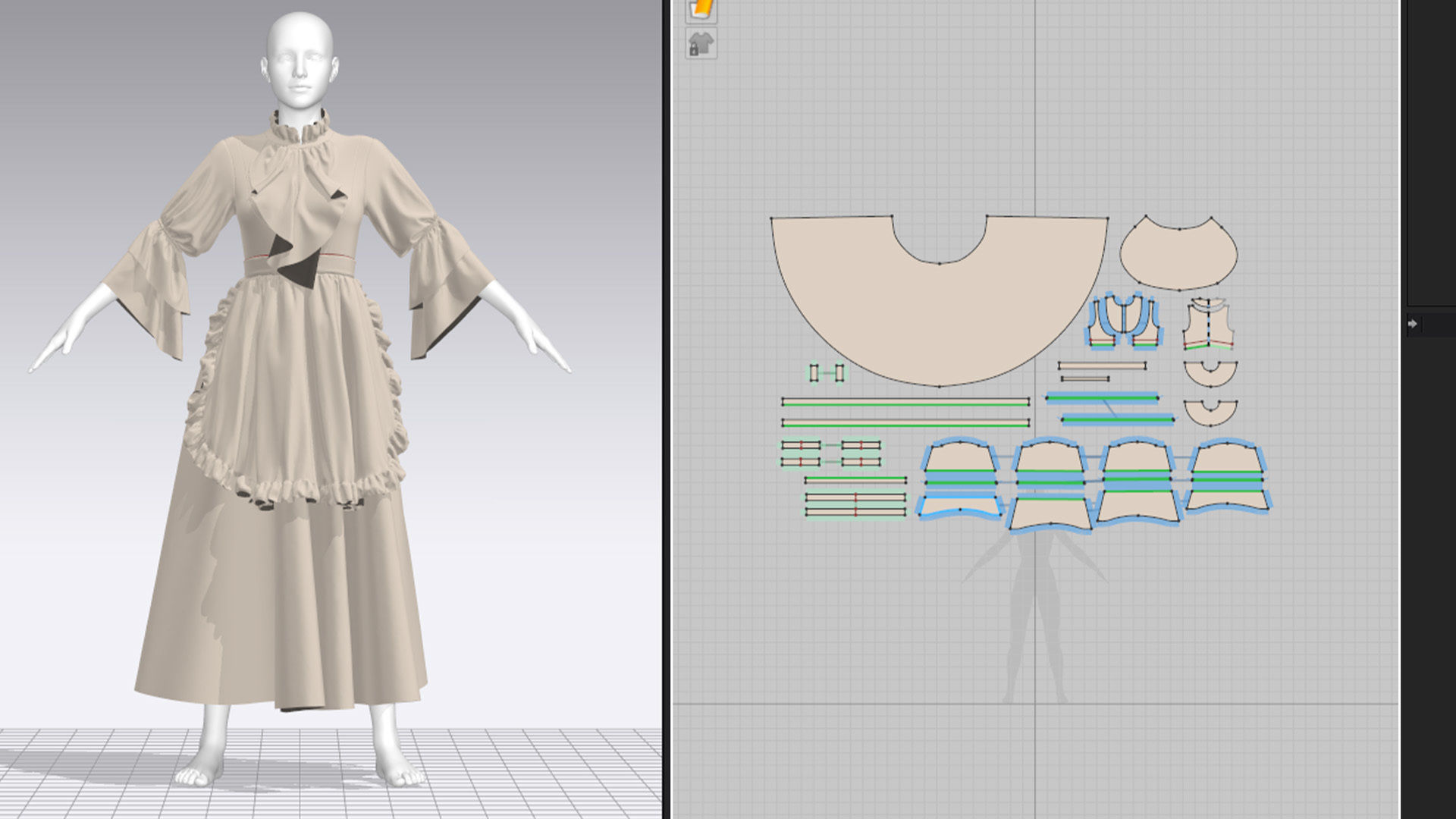 3 Maid outfits vol02 3D model_5