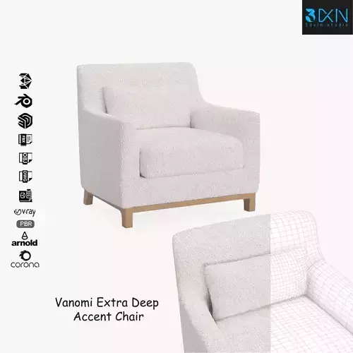Vanomi Extra Deep Accent Chair