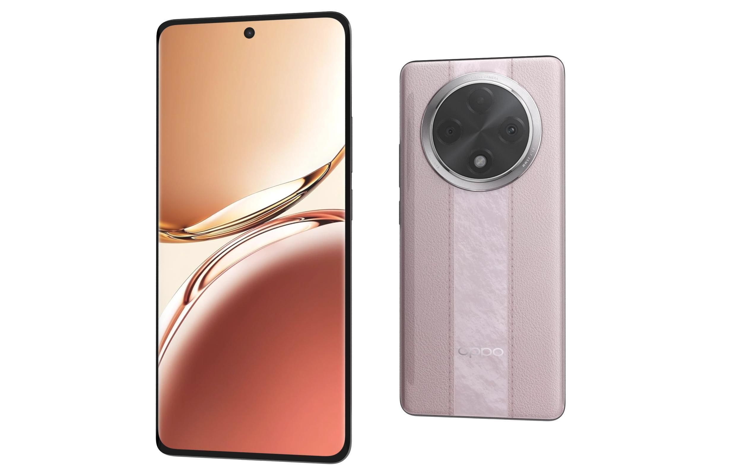 Oppo F27 Pro Plus Midnight Navy And Dusk Pink 3D model_7