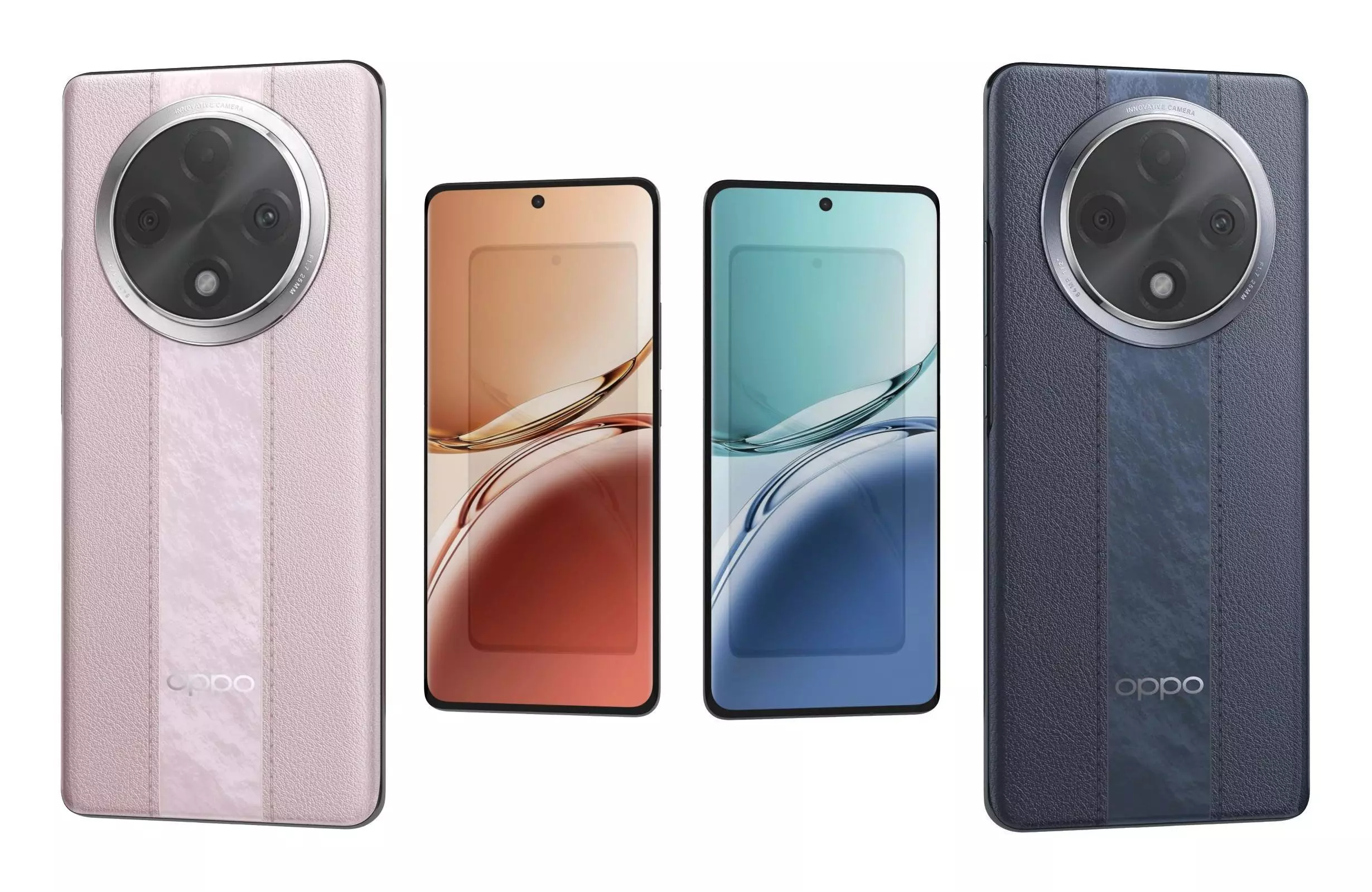 Oppo F27 Pro Plus Midnight Navy And Dusk Pink 3D model_0