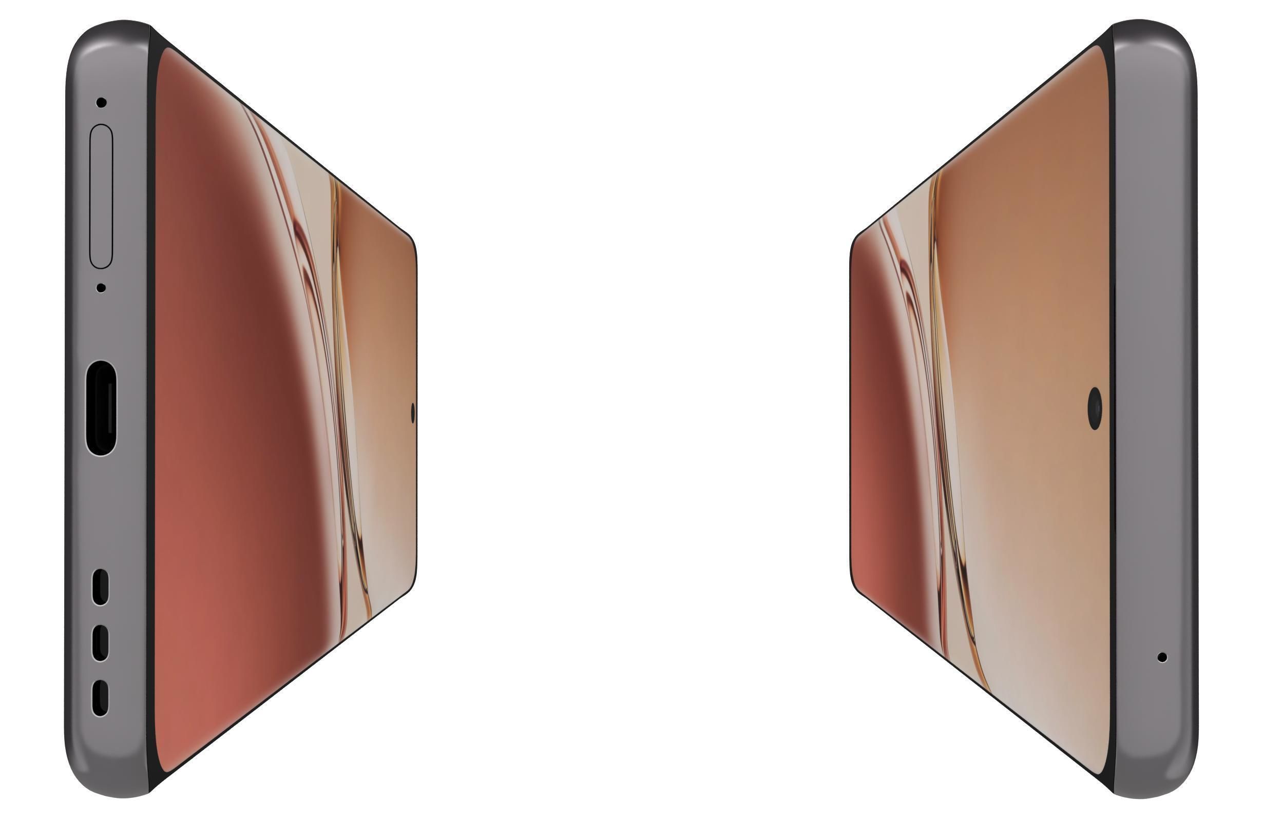 Oppo F27 Pro Plus Midnight Navy And Dusk Pink 3D model_9