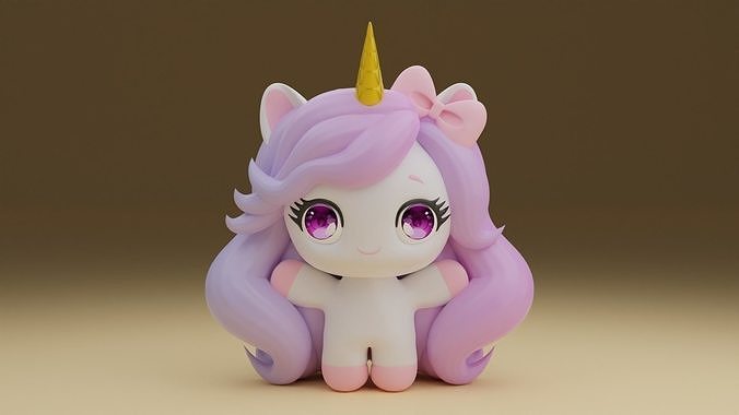 unicorn  3D print model