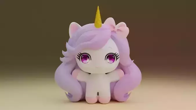 unicorn  3D print model