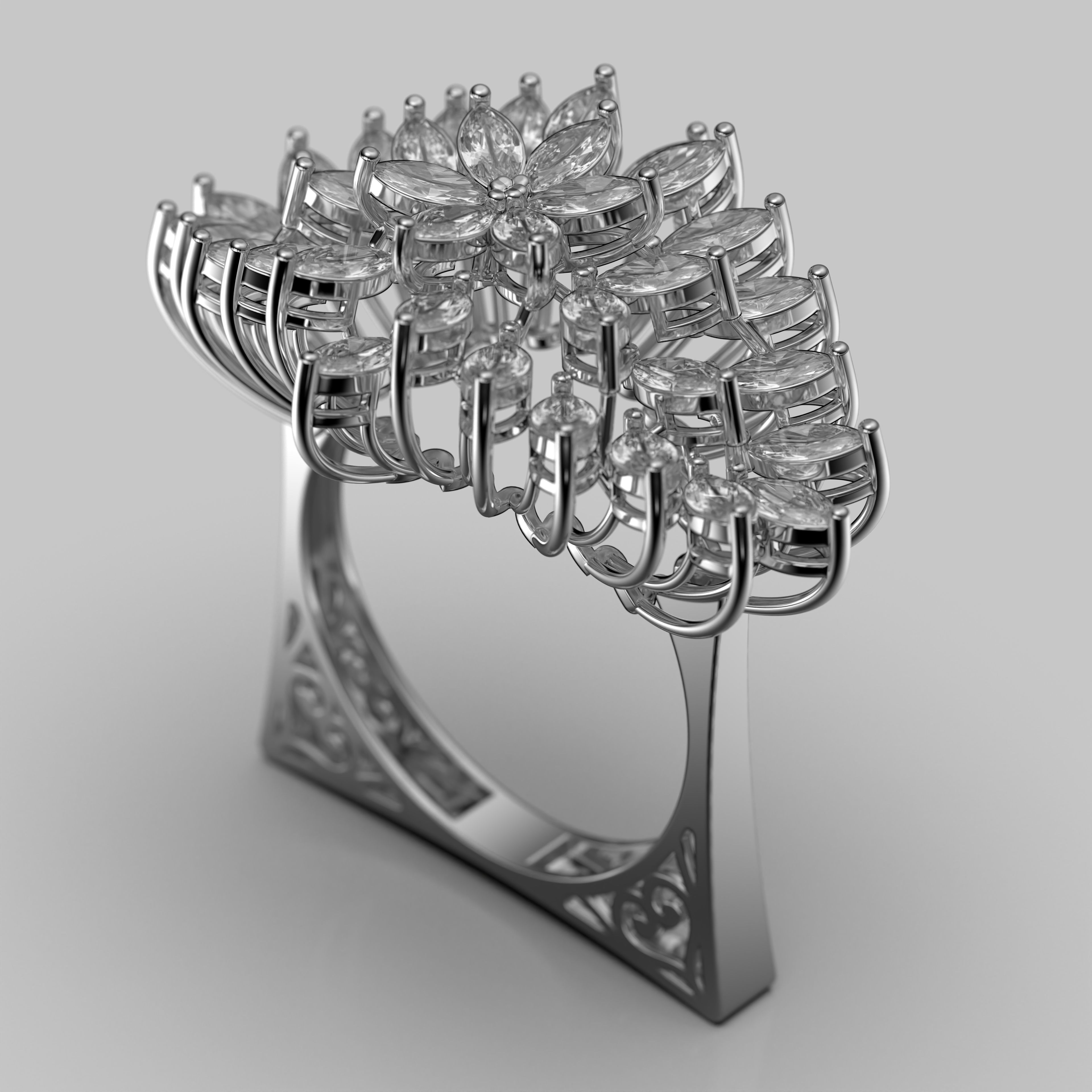 MARKIZ RING  3D print model_3