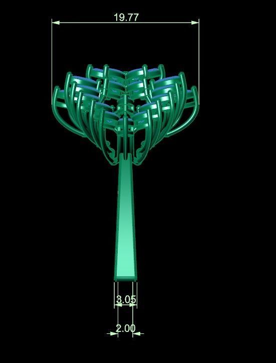 MARKIZ RING  3D print model_6