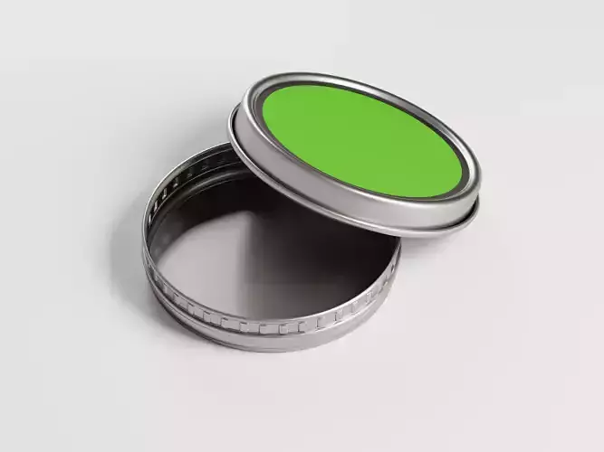 Aluminium Tin Can 3D Model