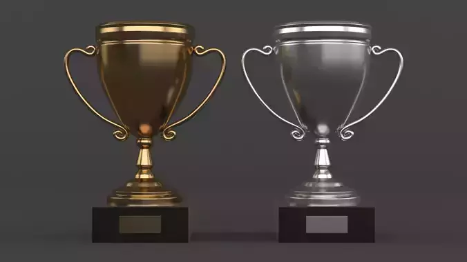 Trophy Cups 3D model