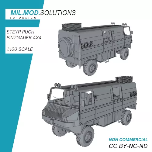 STeyr-Puch Pinzgauer 3D print model